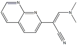 (Z)-3-(diMethylaMino)-2-(1,8-naphthyridin-2-yl)acrylonitrile Structure