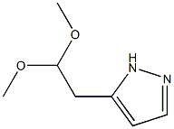 5-(2,2-DiMethoxy-ethyl)-1H-pyrazole 구조식 이미지
