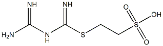 2-[[(Guanidino)(iMino)Methyl]sulfanyl]ethanesulfonic Acid 구조식 이미지
