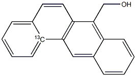 7-(HydroxyMethyl)benz[a]anthracene-13C 구조식 이미지