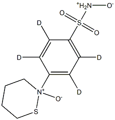 p-(Tetrahydro-2H-1,2-thiazin-2-yl)benzenesulfonaMide-d4 Dioxide Structure