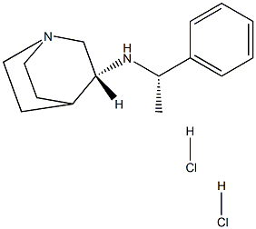 (R)-N-((S)-1-phenylethyl)quinuclidin-3-aMine (dihydrochloride) 구조식 이미지