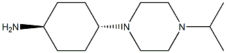 CyclohexanaMine,4-(4-isopropyl-1-piperazinyl)-,trans- Structure