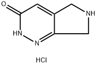 6,7-Dihydro-2H-pyrrolo[3,4-c]pyridazin-3(5H)-one hydrochloride Structure