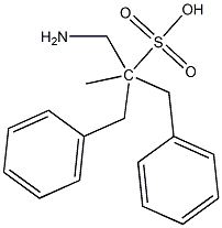 1-aMino-2-benzyl-2-Methyl-3-phenylpropane-2-sulfonic acid Structure