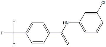 N-(3-Chlorophenyl)-4-(trifluoroMethyl)benzaMide, 97% Structure