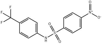 4-Nitro-N-[4-(trifluoroMethyl)phenyl]benzenesulfonaMide, 97% Structure