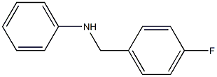 N-(4-Fluorobenzyl)aniline, 97% 구조식 이미지