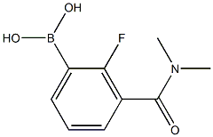 3-(DiMethylcarbaMoyl)-2-fluorobenzeneboronic acid, 97% Structure