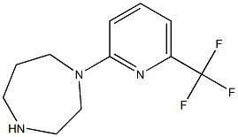 1-(6-TrifluoroMethyl-2-pyridyl)-1,4-diazepane, 95% Structure