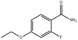 4-Ethoxy-2-fluorobenzaMide, 97% 구조식 이미지