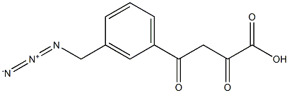 4-(3-(azidoMethyl)phenyl)-2,4-dioxobutanoic acid Structure