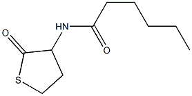 N-(2-oxotetrahydrothiophen-3-yl)hexanaMide Structure