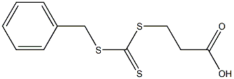 3-(benzylthiocarbonothioylthio)propanoic acid 구조식 이미지