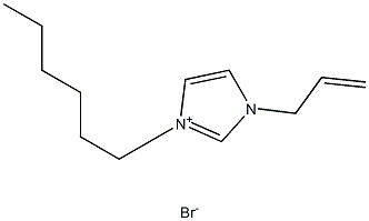 1-Allyl-3-hexyliMidazoliuM broMide 구조식 이미지