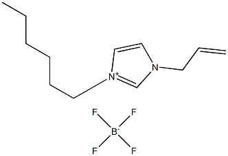 1-Allyl-3-hexyliMidazoliuM tetrafluoroborate Structure