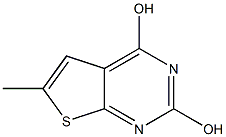 6-Methylthieno[2,3-d]pyriMidine-2,4-diol Structure