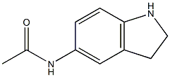 N-(2,3-Dihydro-1H-indol-5-yl)-acetaMide Structure