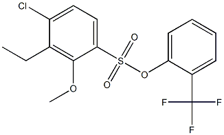 (S)-2-Methoxy-1-(2-(trifluoroMethyl)phenyl)ethyl 4-chlorobenzenesulfonate Structure