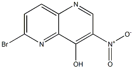 6-broMo-3-nitro-1,5-naphthyridin-4-ol 구조식 이미지