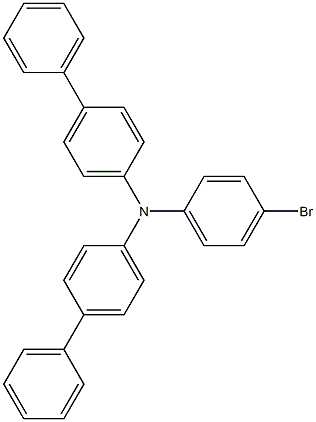 N-(biphenyl-4-yl)-N-(4-broMophenyl)biphenyl-4-aMine 구조식 이미지