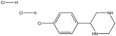 2-(4-CHLOROPHENYL)PIPERAZINE 2HCL Structure