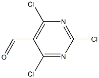 2,4,6-trichloro-5-forMylpyriMidine Structure