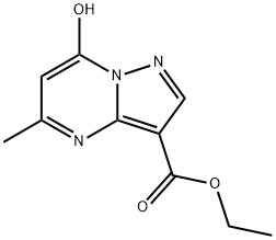 ethyl 7-hydroxy-5-methylpyrazolo[1,5-a]pyrimidine-3-carboxylate Structure