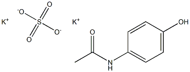 Acetaminophen Sulphate Potassium Salt 구조식 이미지