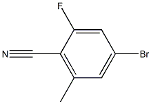4-bromo-2-fluoro-6-methylbenzonitrile Structure