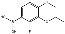 3-Ethoxy-2-fluoro-4-methoxyphenylboronic acid 구조식 이미지