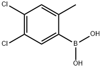 4,5-Dichloro-2-methylphenylboronic acid Structure