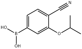 4-Cyano-3-isopropoxyphenylboronic acid Structure
