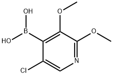 5-chloro-2,3-dimethoxypyridine-4-boronic acid Structure