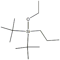 Di-tert-butyl-n-propyl-ethoxysilane 구조식 이미지