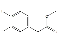 ethyl 3-fluoro-4-iodophenylacetate 구조식 이미지