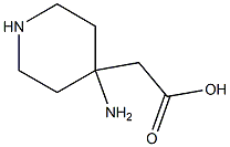 2-(4-aMinopiperidin-4-yl)acetic acid 구조식 이미지