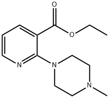 Ethyl 2-(4-Methylpiperazin-1-yl)nicotinate 구조식 이미지
