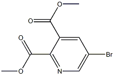 5-broMopyridine-2,3-dicarboxylic acid diMethyl ester Structure