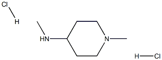 1-Methyl-4-(methylamino)piperidine dihydrochloride 구조식 이미지