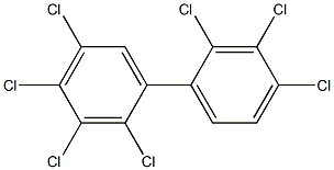 2,2',3,3',4,4',5-Heptachlorobiphenyl Solution Structure