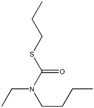 S-Propyl butylethylthiocarbamate Solution 구조식 이미지