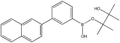 3-(naphthalene-2-yl)-Phenyl-boronic acid pinacol ester 구조식 이미지