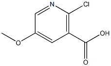 2-chloro-5-Methoxynicotinic acid Structure