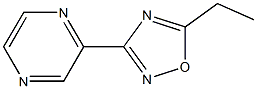 5-ethyl-3-(pyrazin-2-yl)-1,2,4-oxadiazole Structure