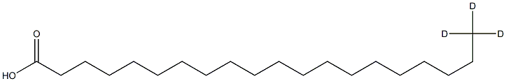 Eicosanoic acid-20,20,20-D3 구조식 이미지