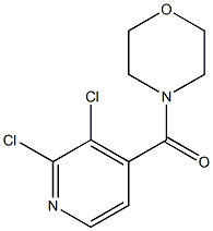 (2,3-dichloropyridin-4-yl)(Morpholino)Methanone Structure