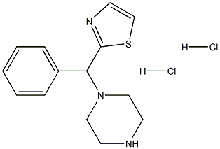 1-(phenyl(thiazol-2-yl)Methyl)piperazine dihydrochloride 구조식 이미지