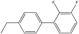 2,3-Difluoro-4'-ethylbiphenyl 구조식 이미지