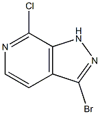3-broMo-7-chloro-1H-pyrazolo[3,4-c]pyridine Structure